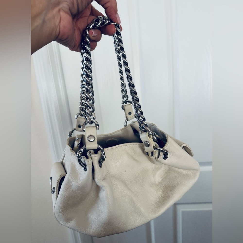 Juicy Couture Vintage Pebbled Leather Small Hobo Shoulder Bag